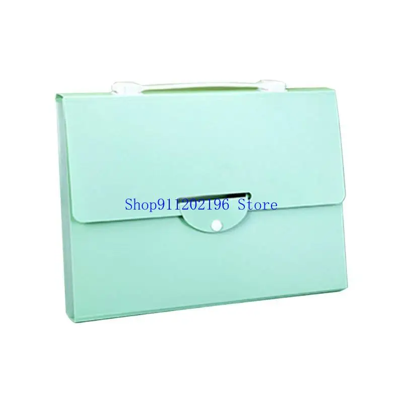 

P82A 13 Pocket Document Folder with Handle Expanding Document Organizers Folder File Folder Holds 500 Sheet for Office