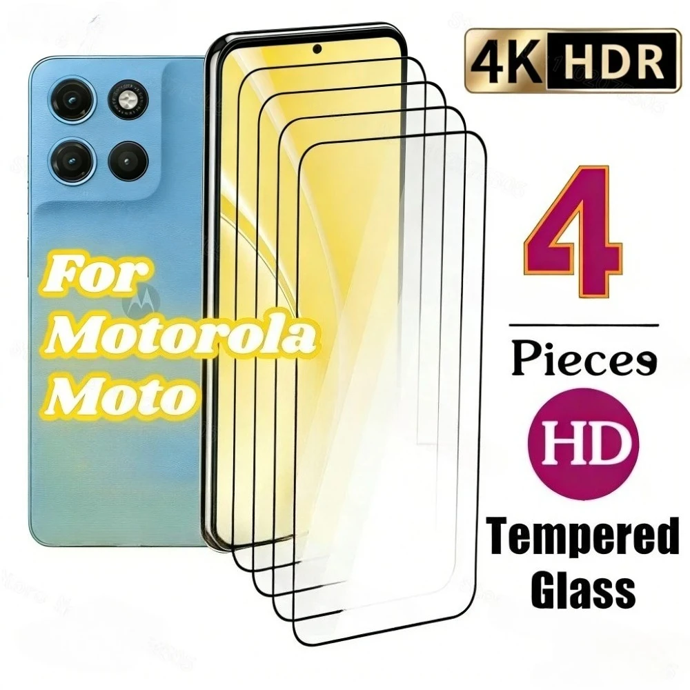 

4Pack Screen Protector for Motorola Edge 70 Fusion/Pro，Edge 60 Fusion，Edge 60 50 40 Pro/60 50 Neo/Ultra G17 Power Tempered Glass