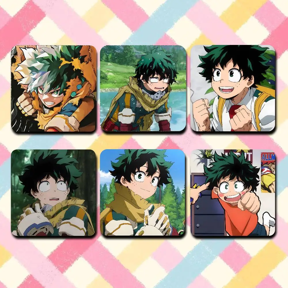 

D-Deku Anime I-Izuku M-MidoriyS Cute Cartoon Anime Refrigerator Magnets Soft Magnetic Heat Transfer Refrigerator Magnets Gift