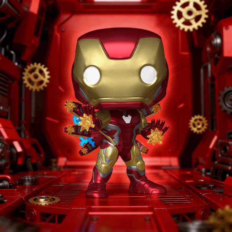 

Фигурка Железного человека из фильма «Мстители» Marvel, светящаяся в темноте, модель для декора комнаты, креативный подарок на праздник