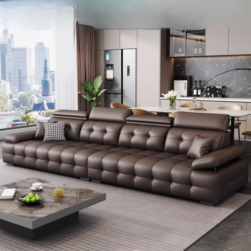 

For Real Aesthetic Living Room Sofas Extendable Versatile Lounge Cheap Sofa Black Oturma Odası Kanepeleri Furniture For Home