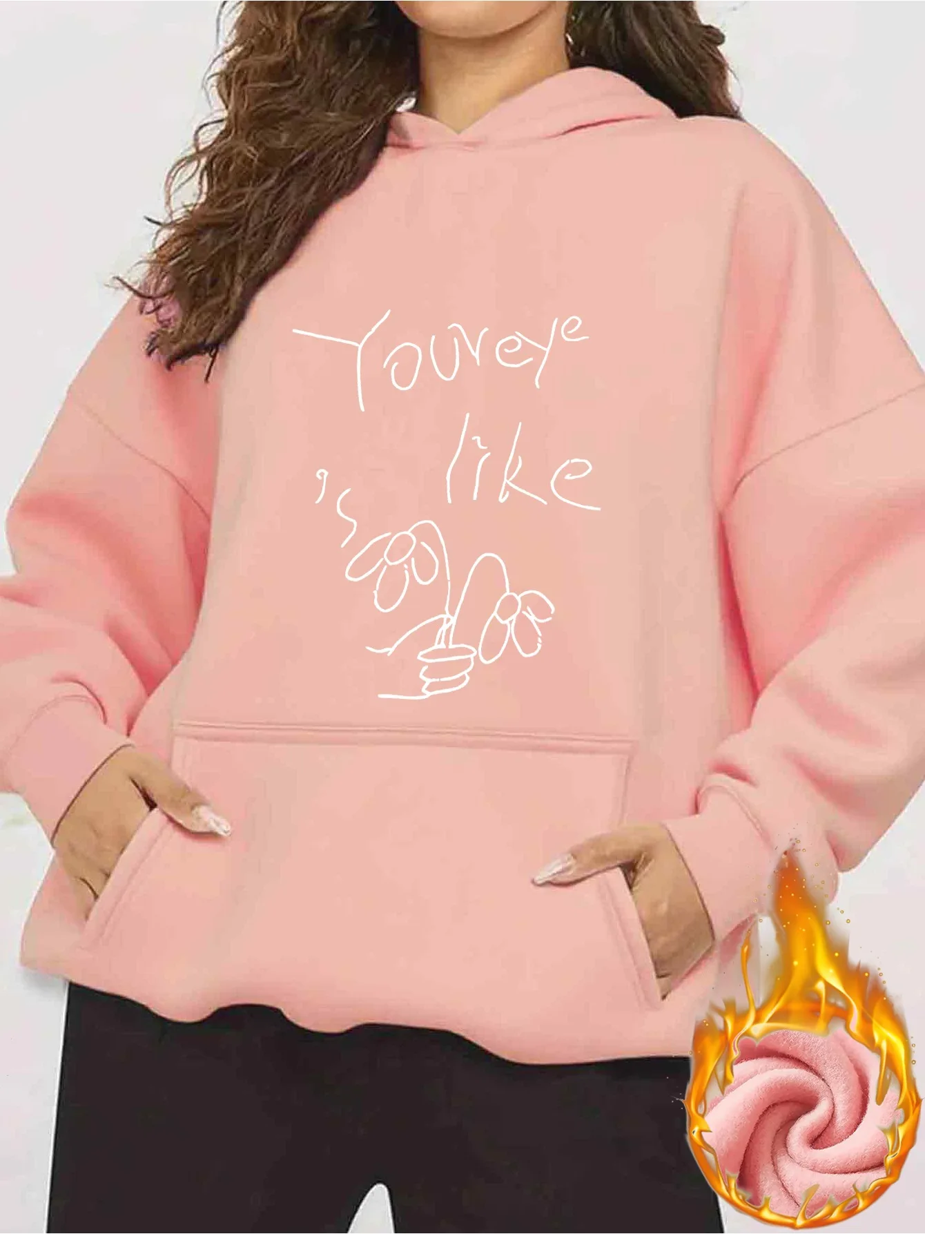 

Осень-зима 2022, женская толстовка с капюшоном и цветочным принтом и буквенным принтом, пуловер, повседневная мода, индивидуальный топ Y2K в стиле ретро