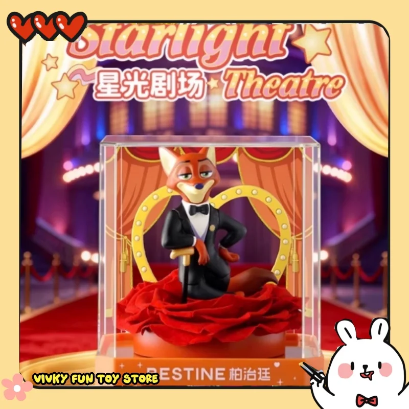 

Disney Zootopia 2 Official Starlight Theater Series Preserved Rose Blind Box Fashion Toy Ornament Holiday Gift New Product