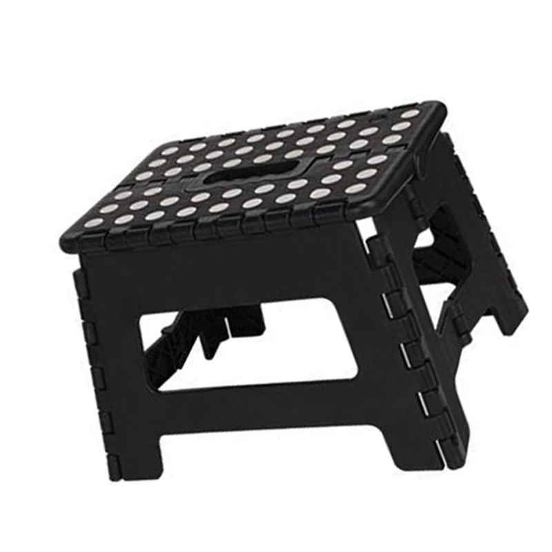 Folding Step Stool - The Lightweight Step Stool Is Sturdy Enough To Support Adults And Safe Enough For Kids, Kitchen