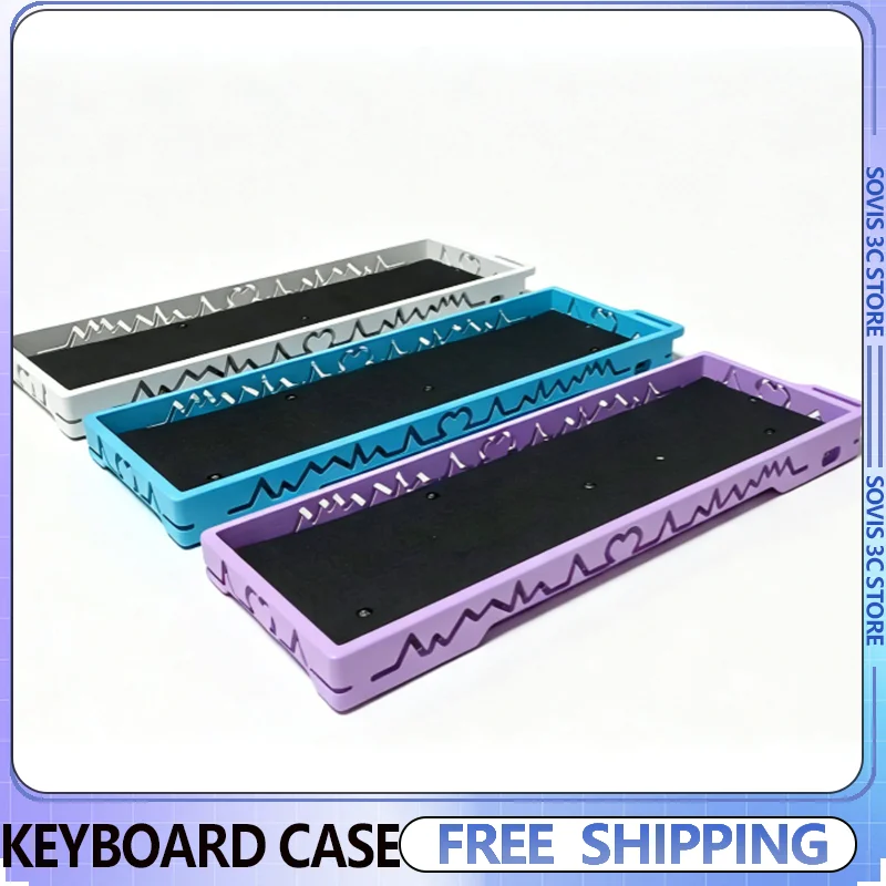 XD60 Hollow aluminum keyboard case Custom DIY gh60 case for wooting60/MADCATZ mad60/Aulu win60 Gaming Accessories