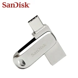 SanDisk Ultra Dual Drive USB Type-C Flash Drive for iPhone 15 OTG USB 3.2 Pen Drive 32GB 64GB 128GB 256GB 512GB 1TB Metal U Disk