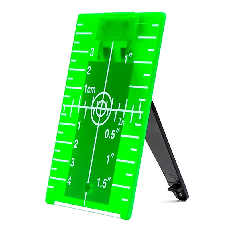 Plastic Lase Target Card Plate Inch For Green Red Lase Level For Line Lasers Reflective Magnetic Plate Laser Target 11.5cmx7.4cm