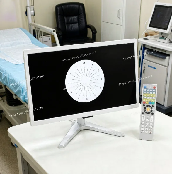 21.5 Inch 220V Digital Visual Acuity Tester K-215, Remote Control Optical Eye Chart Monitor for Vision Screening & Clinical Use