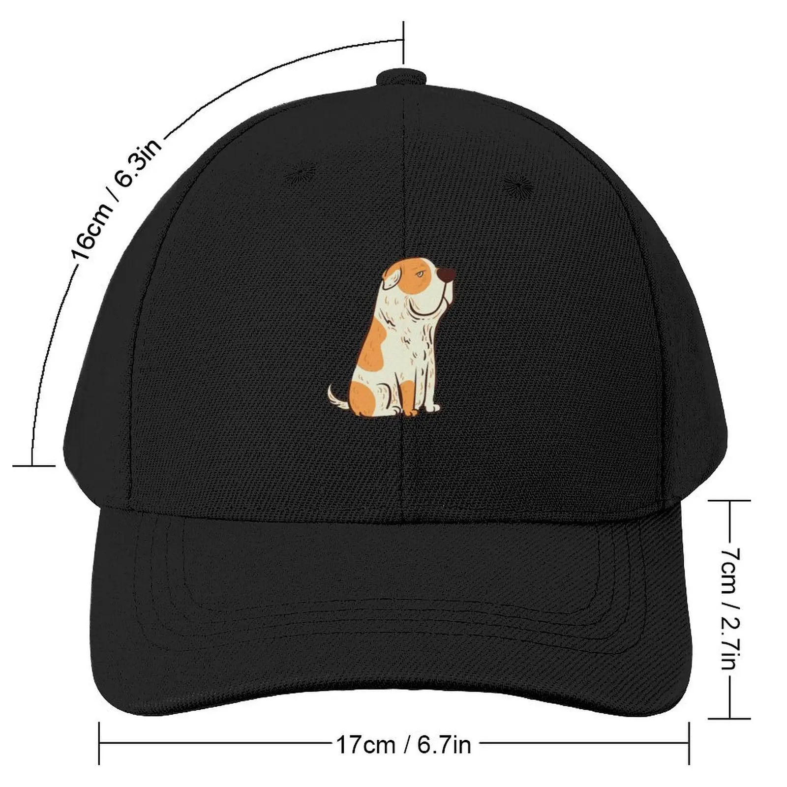 Dog Waiting For Pizza Baseball Cap birthday Sunscreen Hats For Women Men's