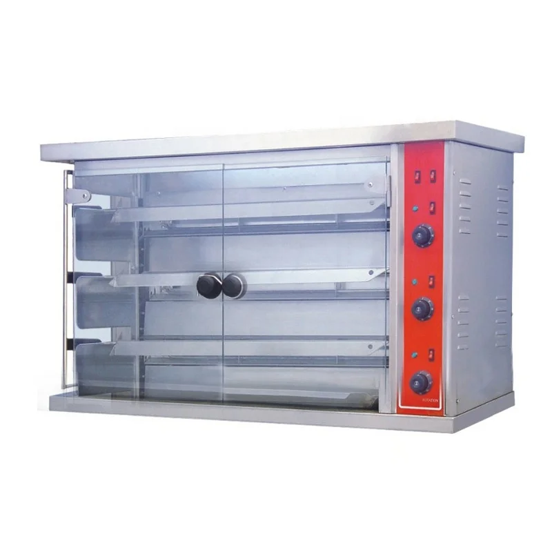 Commercial Chicken Rotisserie Machine Electric Toaster Oven