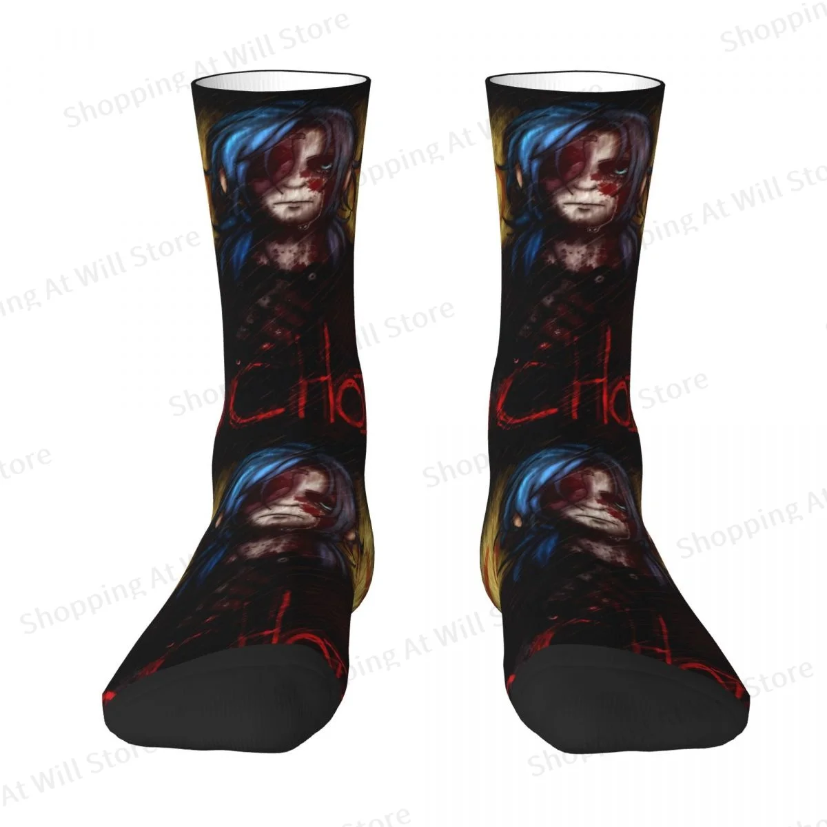 No Choice Sally Face Puzzle Game Unisex Winter Socks Hiking Happy Socks Street Style Crazy Sock