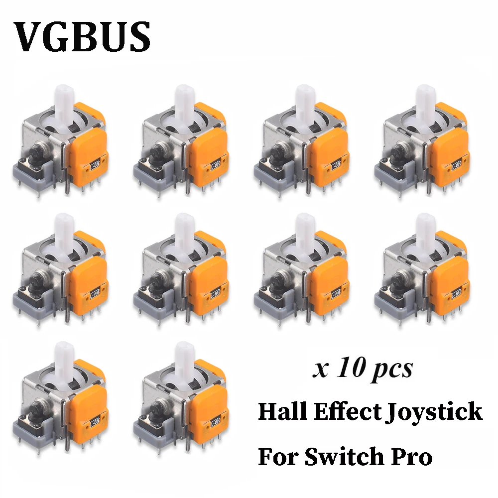 10Pc Set 3D Analog Stick Sensor Potentiometer Module Hall Effect Rocker Joystick for Ps4 Ps5 Xbox One Switch Pro Controller