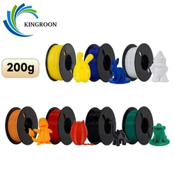 KINGROON 200g TPU Filament 1.75mm Soft Flexible 3D Printing Material High Resilience TPU Plastic Net Weight 0.2kg/roll