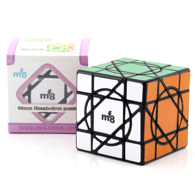 MF8 Unicorn Axis Super Magic Cube Center Circle Skewed Professional Speed Puzzle Twisty Antistress Educational Toys For Children