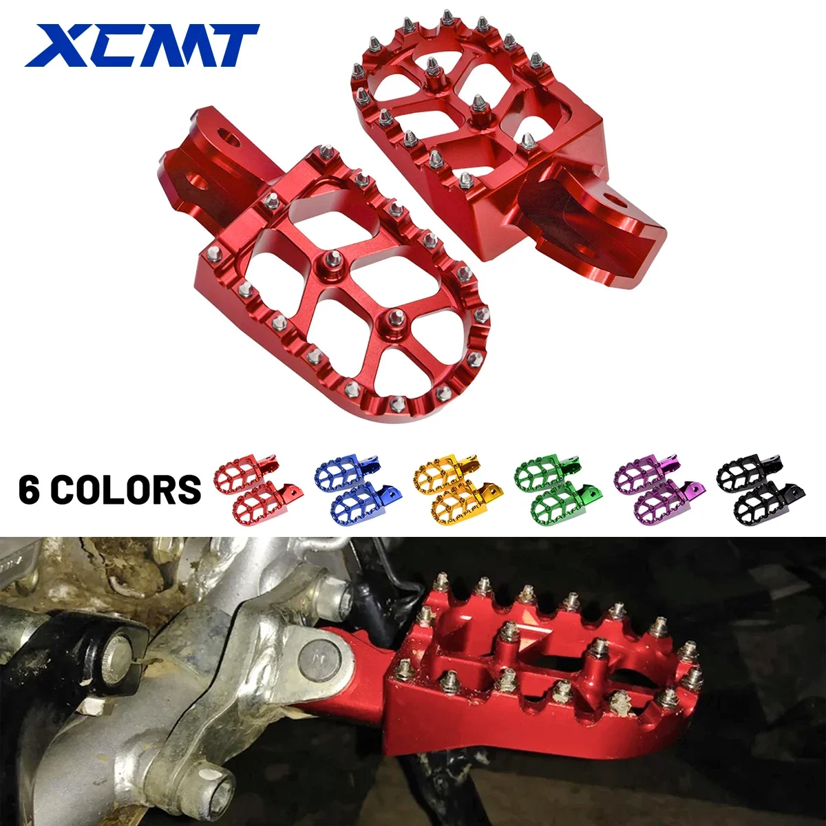

Accessories Footrest Footpegs Foot Pegs Rests Pedal For HONDA CRF150F CRF230F CRF150 CRF230 F CRF 150F 230F 230 F 2003 - 2023
