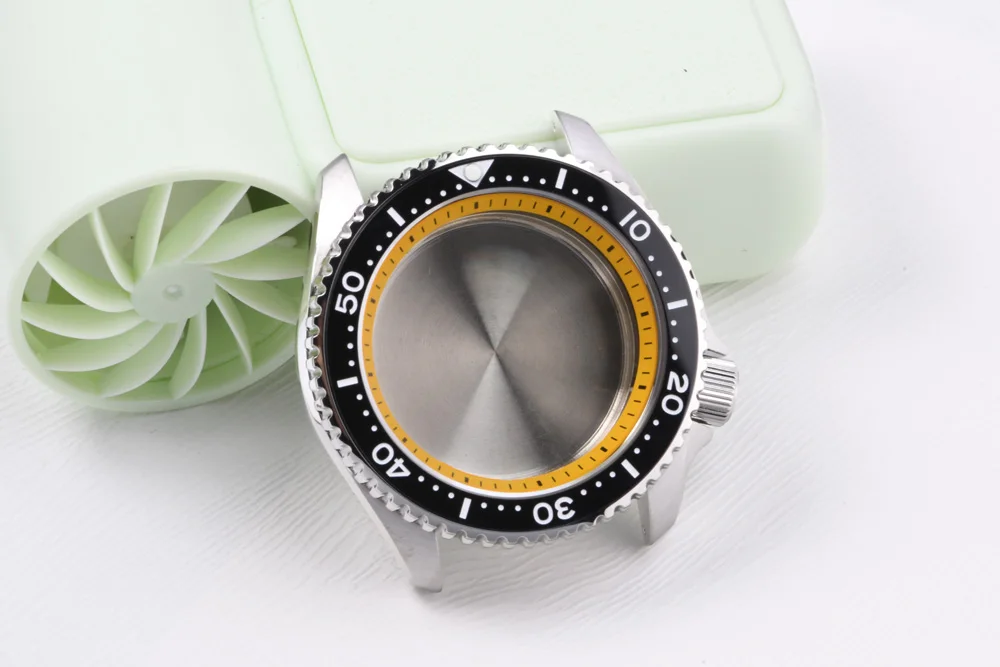 SKX 316L Edelstahl-Taucheruhrengehäuse, 3,8 Uhr, 28,5 mm Zifferblatt, Saphirglas, 200 m wasserdicht, für NH35/36/4R/6R-Uhrwerk – Detail 6
