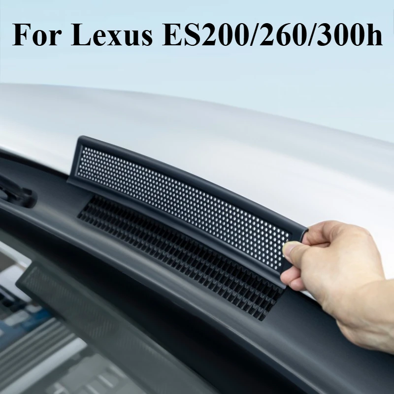 

For Lexus ES200/260/300h 2018-2025: ABS Windshield Cowl Cover - Water Leak Protector w/3M Adhesive & No Tools Needed