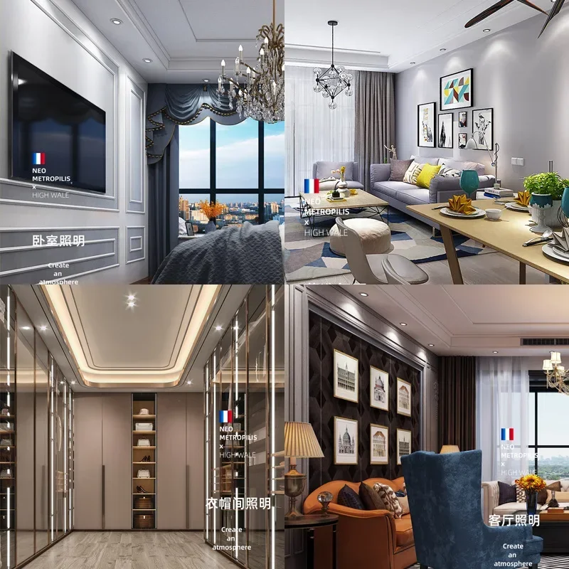 LED-Downlight, eingebettete Haushalts-Deckenleuchte, 5 W, Decke, Korridor, Wohnzimmer, 7,5 Öffnungen