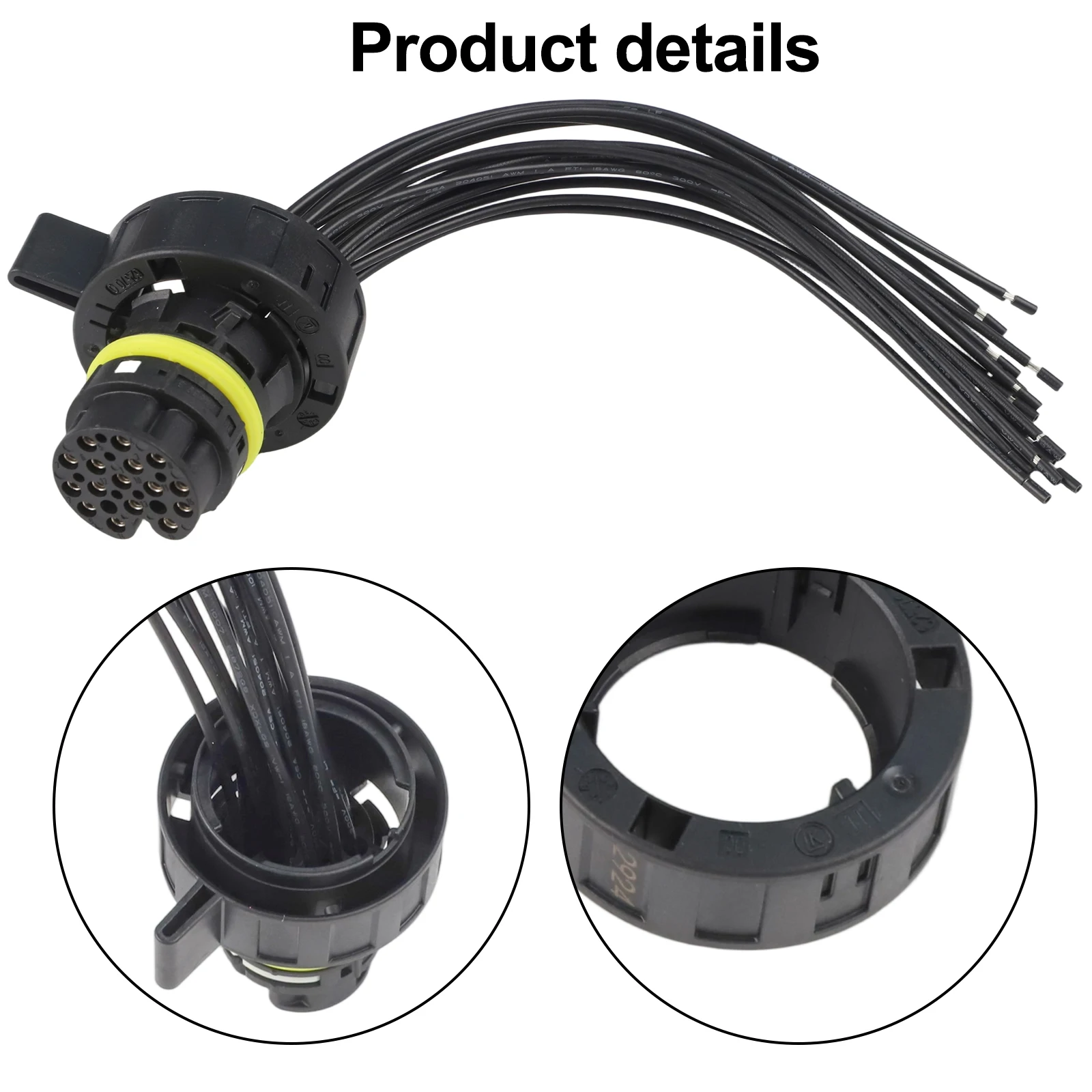 

Transmission Parts As Shown In The Picture 16-Pin Connector ABS Material Easy Installation Practical Design Replacement Parts