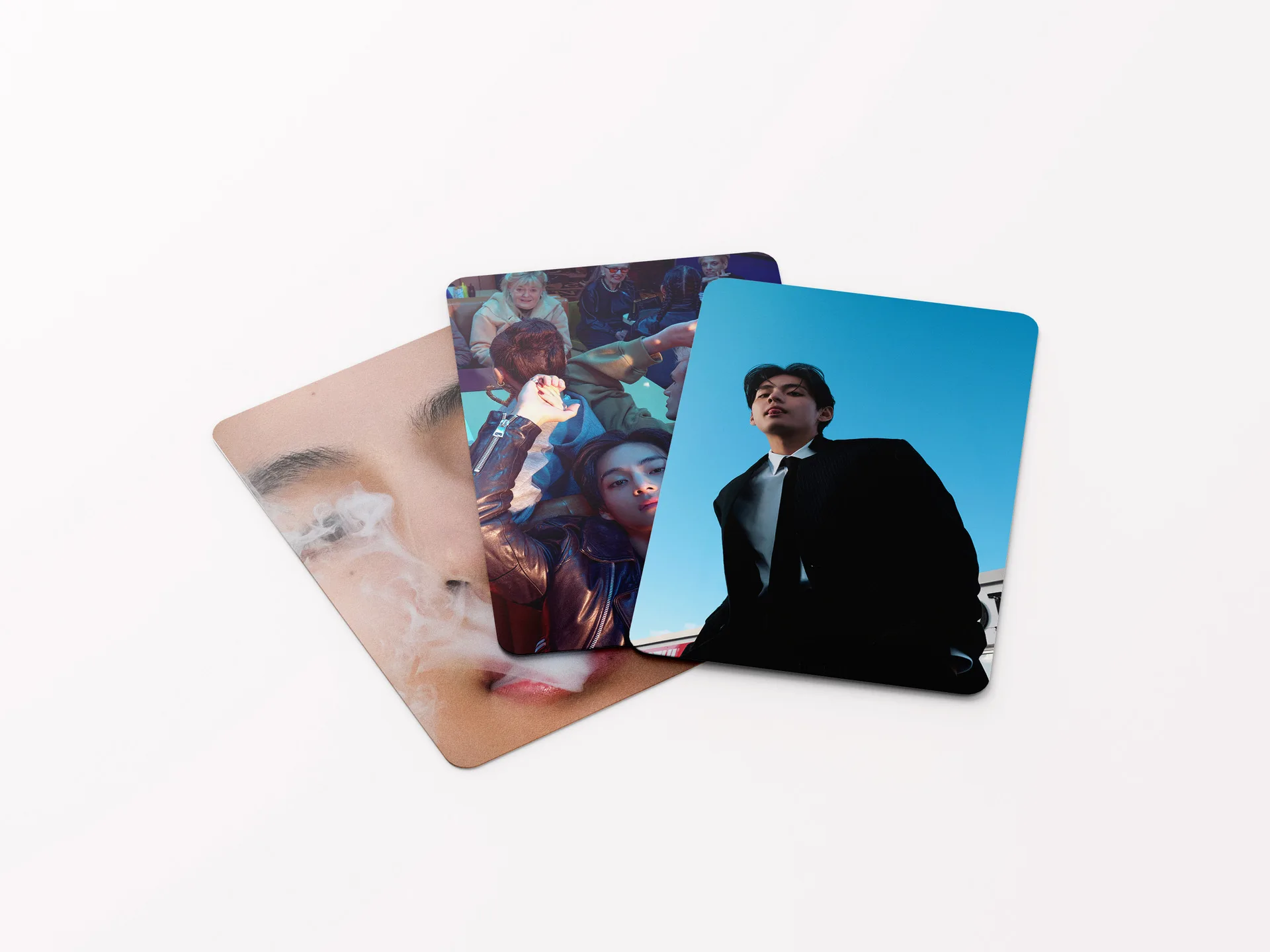 55 Fat eggs V small Kajin Tae-hyung personal collection LOMO card KPOP