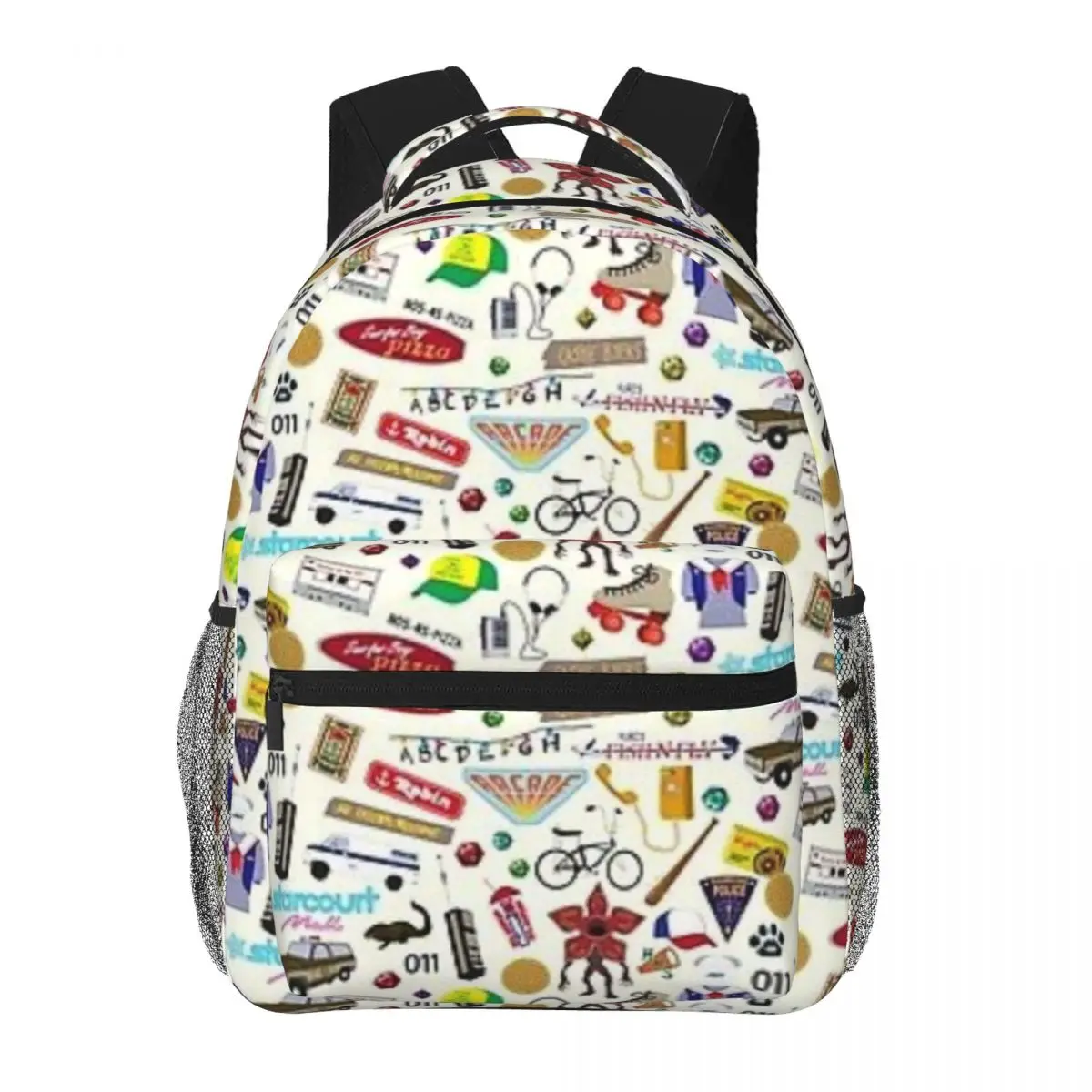 Stranger-Things-pattern New Fashion zaino impermeabile ad alta capacità Trendy Girls Boys Laptop School Book Bag