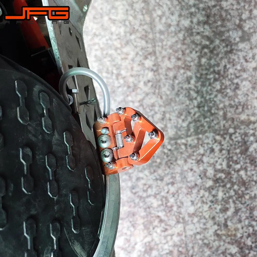 Rear Folding Brake Pedal Step Tip Plate For KTM XC SX XCF SXF XCW EXC EXCF TPi Six Days 125 150 250 300 350 450 500 2016-2022