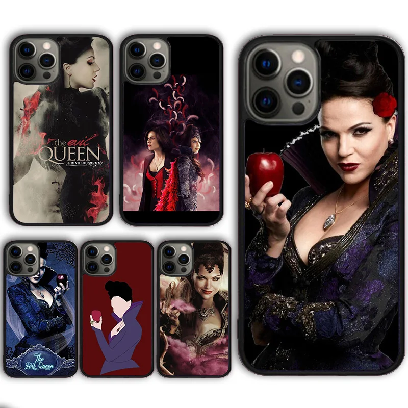 Evil Queen Once Upon A Time Phone Case for iPhone 16 15 SE2020 13 14 11 12 Mini Pro Max 6 7 8 Plus  coque fundas Shell