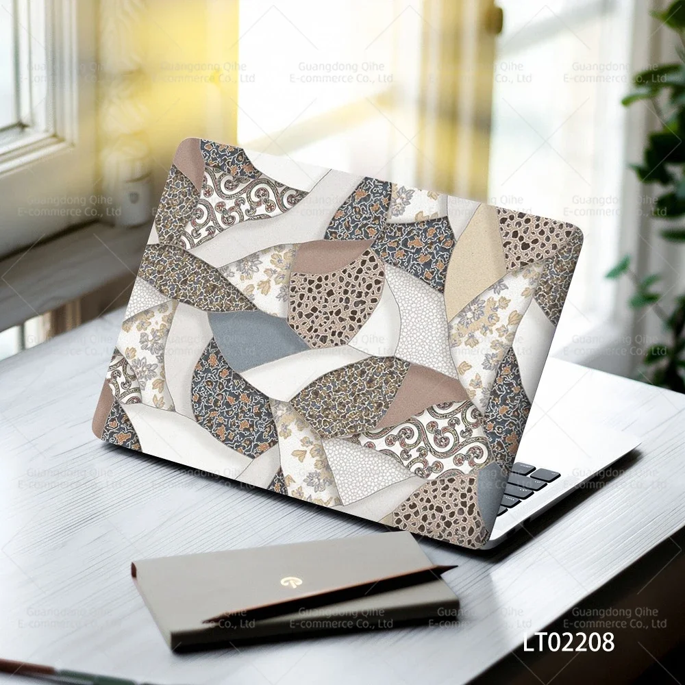 2 PCS Creative PVC 3D Sticker 15.07x10.82 Inches Instant Apply Laptop Tablet Decoration Waterproof macbook skin