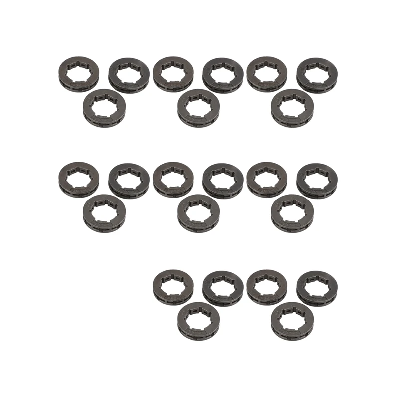 24Pcs Tool Parts Metal Chainsaw Spare Part Chain Saw Sprocket Rim Power Mate 325-7 For Chainsaw Replacement