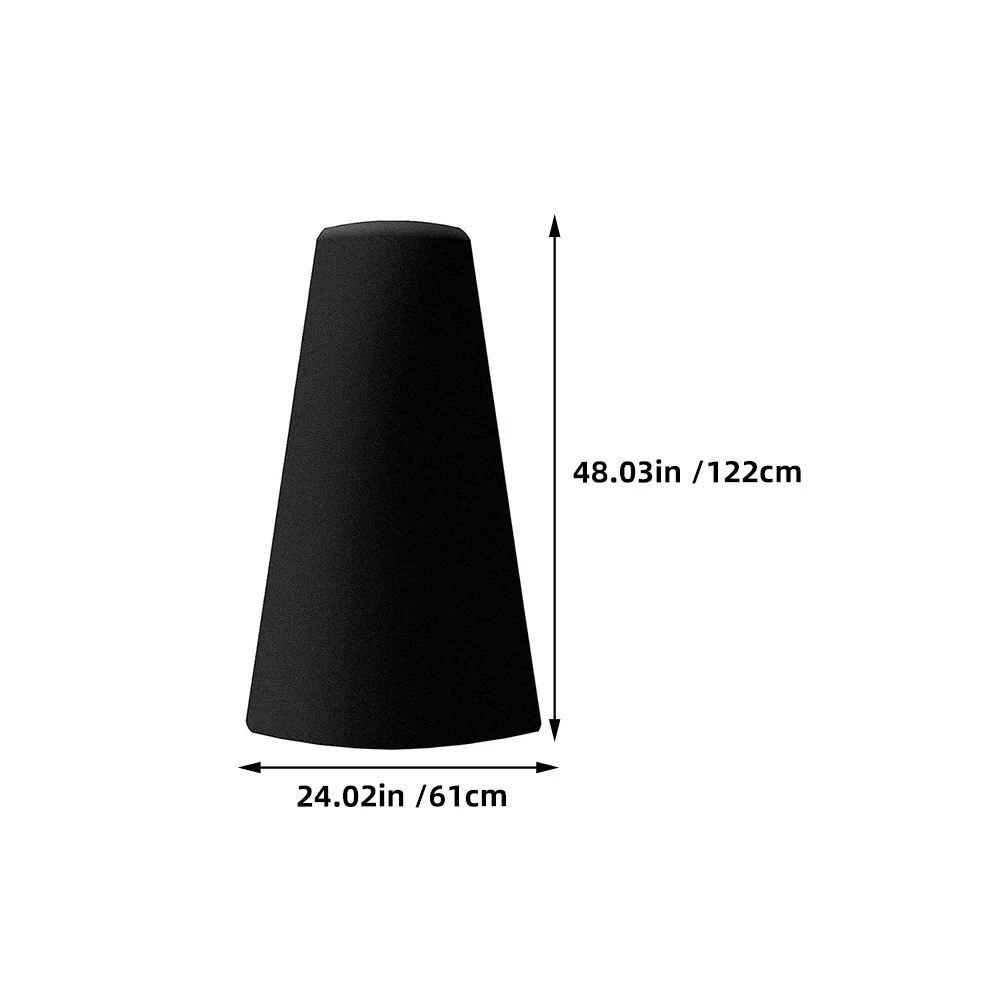 

Крышка для уличной печи, черная водонепроницаемая защита от дымохода, устойчивая к ультрафиолетовому излучению крышка для костра, легкий прочный полиэстер для