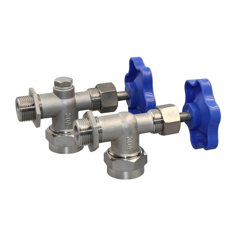 X29W-16P Manual Needle Type Globe Valve Water Level Gauge Instrument Valve 304 Stainless Steel Thread Corker Level Gauge