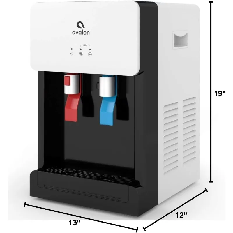 Avalon-Refrigerador De Água Bottleless Dispenser, 2 Filtros De Água De Fase e Kit De Instalação Incluído, Certificado NSF, B8BLK