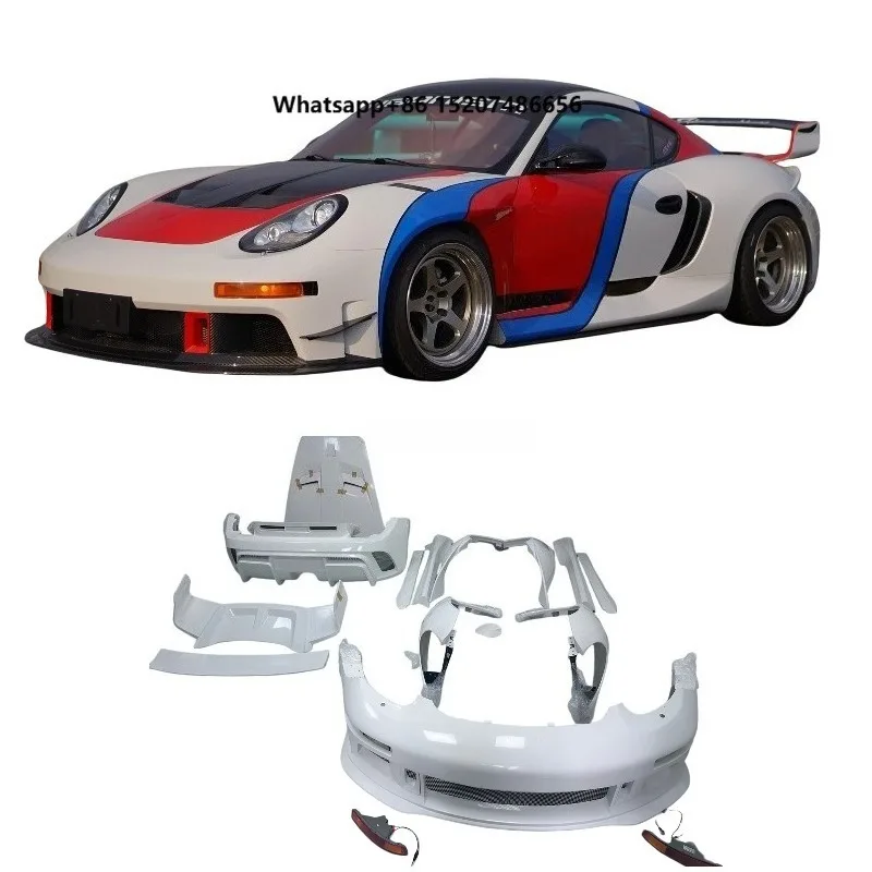 Body Kit Upgrade Track Bumper Side Skirt Spoiler Hood Wheel Arch