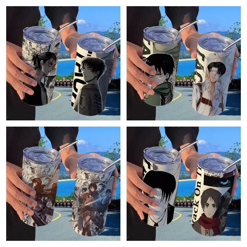 novo-ataque-em-tita-mikasa-ackerman-eren-yeager-anime-bidimensional-caneca-termica-de-aco-inoxidavel-bonito-copo-de-palha-de-declaracao