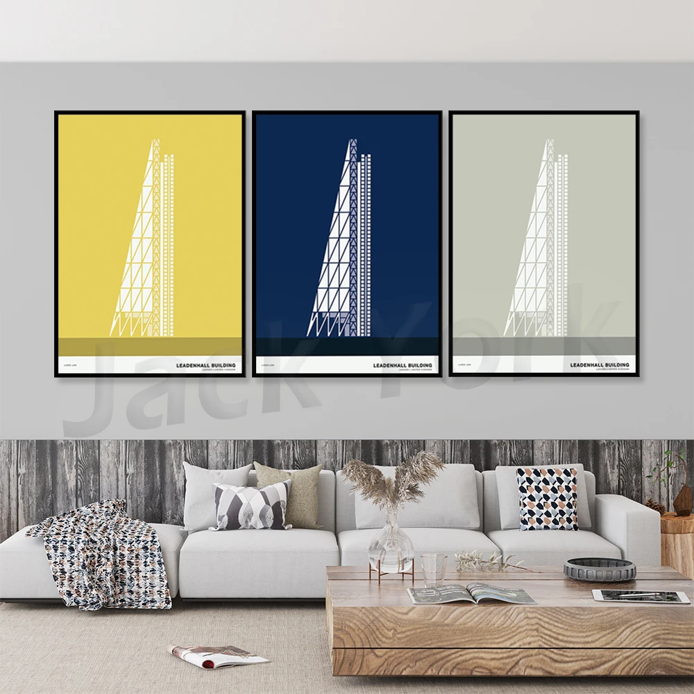 Leadenhall Building, London Print | The Cheese Grater | London Poster | London Illustration | London Architecture Print