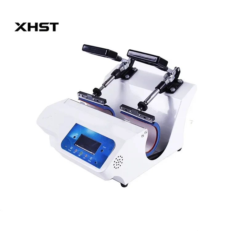 Heat Press Mug Sublimation Machine with 2 Station double Station Mug Press Heat Press Machine  Cup Sublimation Transfer Prining