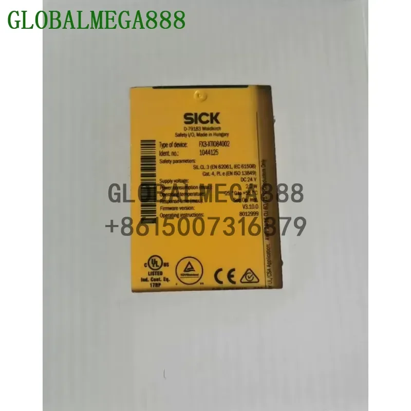 SICK FX3-XTI084002 Safety Relay, Model 1044125，Brand New Spot Goods, Large Inventory