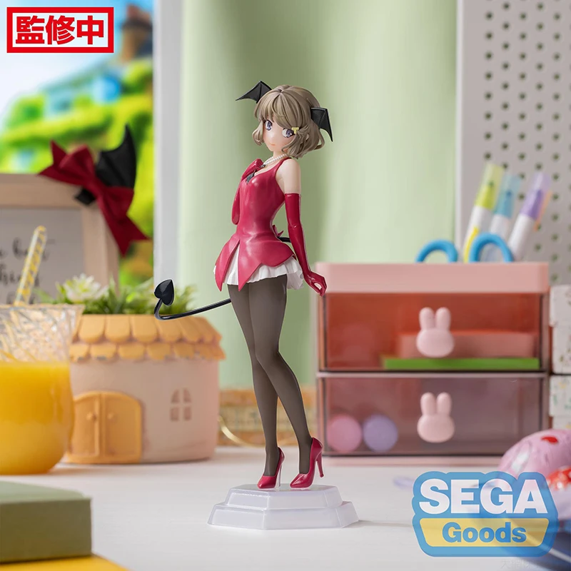 SEGA 데스크탑 장식 컬렉션, Rascal Does Not Dream of Bunny Girl Senpai Koga Tomoe 모델 장난감, 오리지널 애니메이션 피규어, 18cm