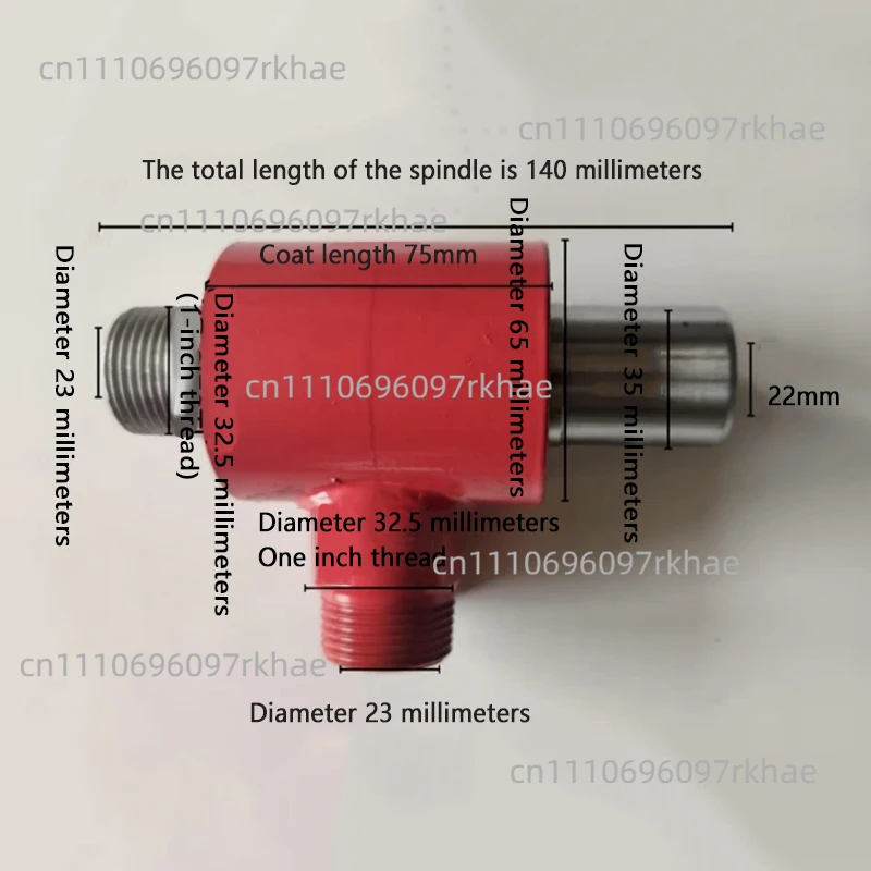6 Points/1 Inch Water Drill Special Water Injector Ceramic Water Seal Increases Water Output Without Maintenance