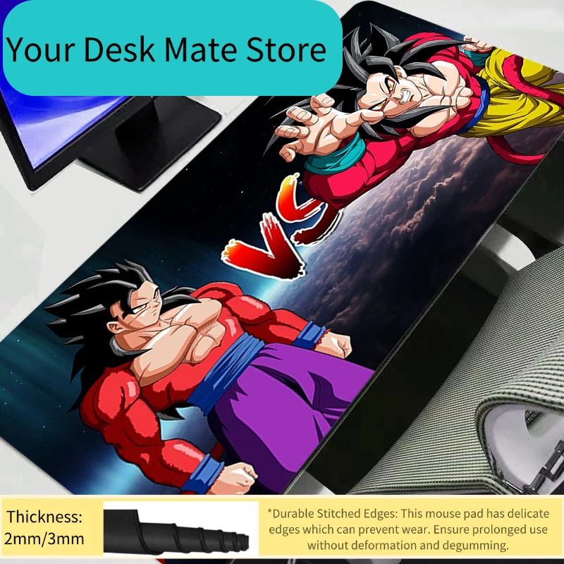 

Mouse Pad Dragon Ball Z DBZ Large Rubber PC Computer Gaming Accessories Mousepad Desk Mat Locking Edge Gamer Carpet Durable