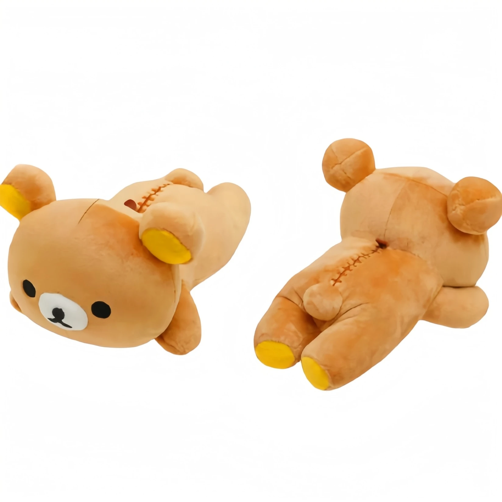 

HQ 50CM Rilakkuma Plush Pillow Teddy Bear Stuffed Doll Kawaii Room Decor Brown Bear Toys Sofa Cushion Anime Xmas Gifts For Kids