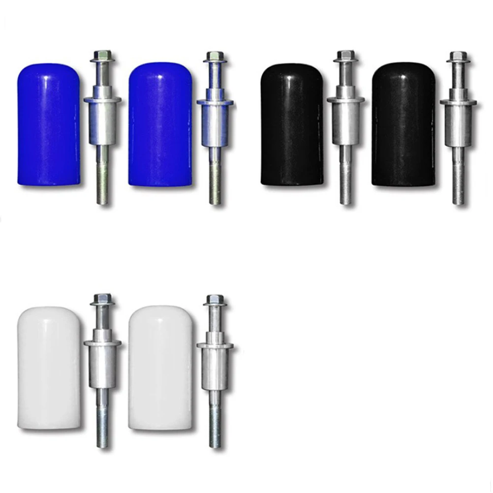 

2pcs Anti-fall Rubber Rod Motorcycle Body Frame Slider Crash Stick Protector Kit Falling Protection Premium Aluminum Plastic