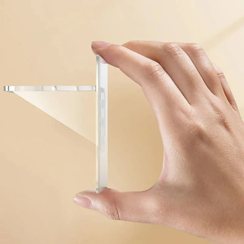 4/8PCS Triangular Bracket Wardrobe Partition Bracket No Drilling No Marking Adhesive Layered Bracket Holder Strong Adhesive