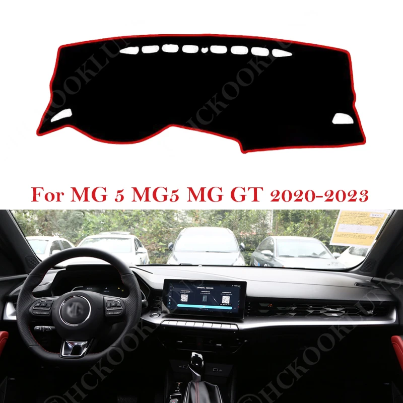 Dashboard Cover For MG 5 MG5 MG GT 2020 ~ 2023 Car Sun Shade Mats Avoid Light Pads Anti-UV Case Carpets Protection Accessories