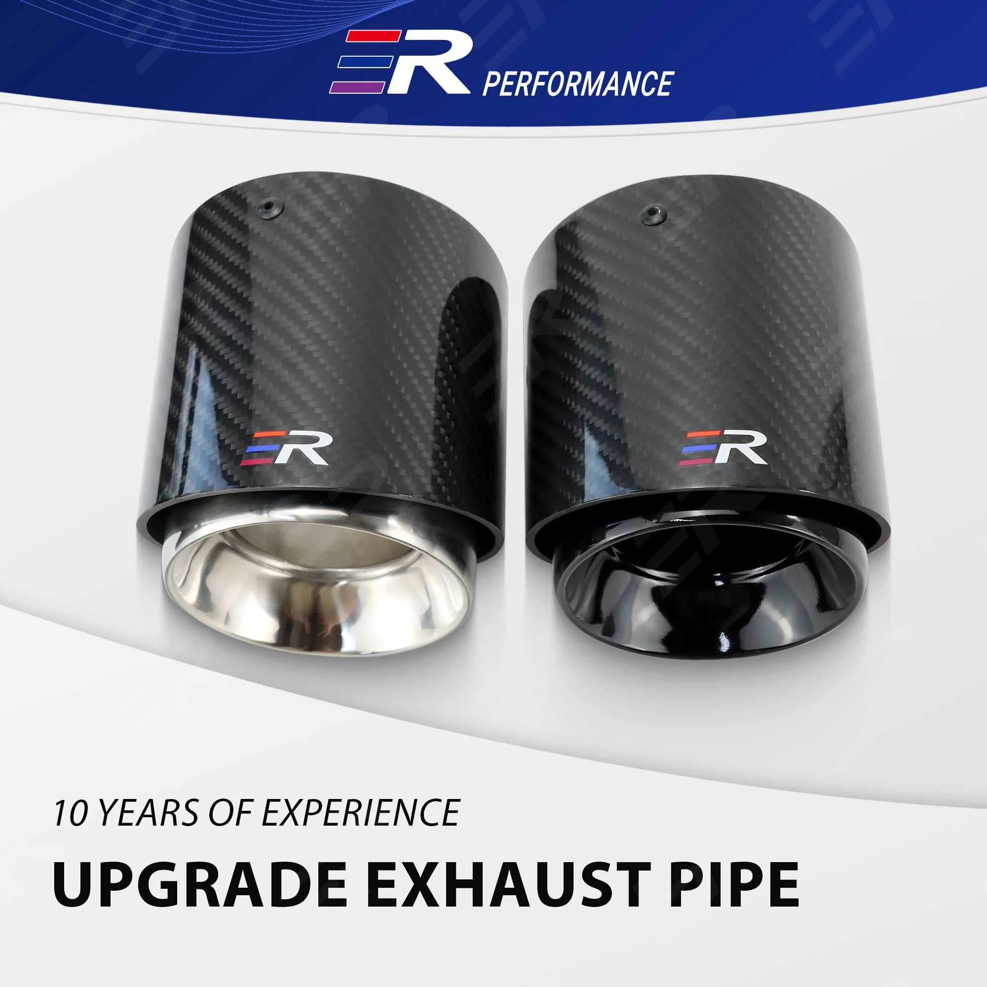 

1Piece Carbon Fiber Exhaust Tip for mini Cooper Exhaust muffler Fit for R55 R56 R57 R58 R59 R60 R61 F54 F55 F56 F57 F60