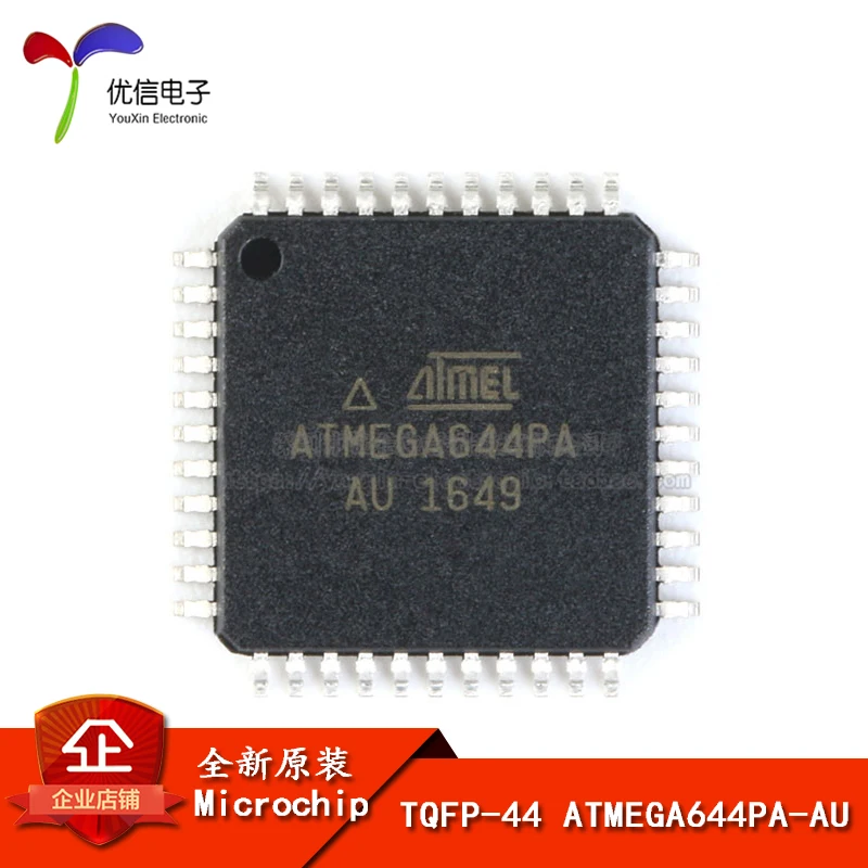 

10pcs original authentic patch ATMEGA644PA-AU chip 8-bit microcontroller AVR TQFP-44