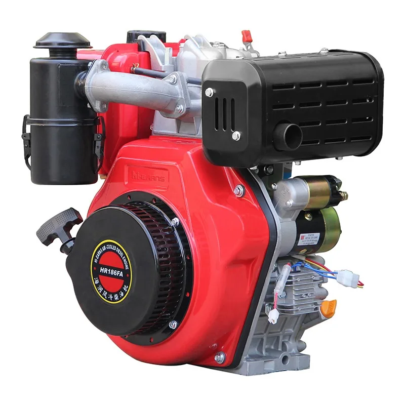 

Hiearns HR186FAE 6KW Single Cylinder Air-Cooled Engine With Oil Filter 4HP Easy To Operate Euro 5 Emission Standard