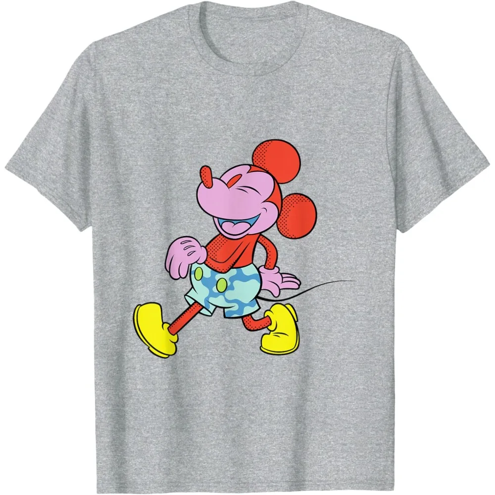 

Disney Men's and Women's T-shirts Mickey Mouse New Short-sleeved Summer Spring Boys' and Girls' Children's Parent-child Outfit