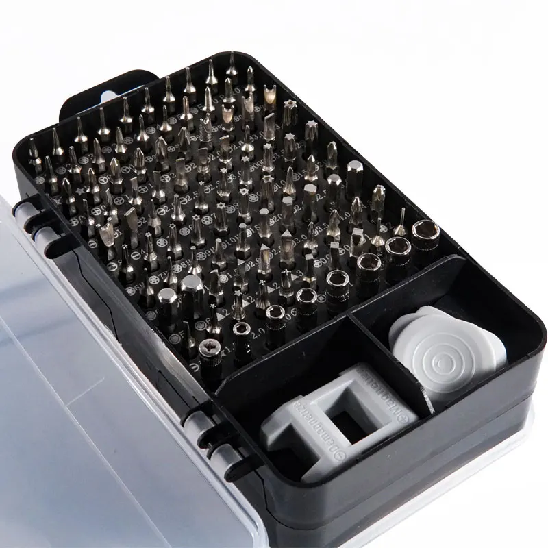 SEQURE 115 in 1 Multifunctional Screwdriver Set Disassembly Maintenance Hand Tools Magnetic Precision Household Screwdriver Kit