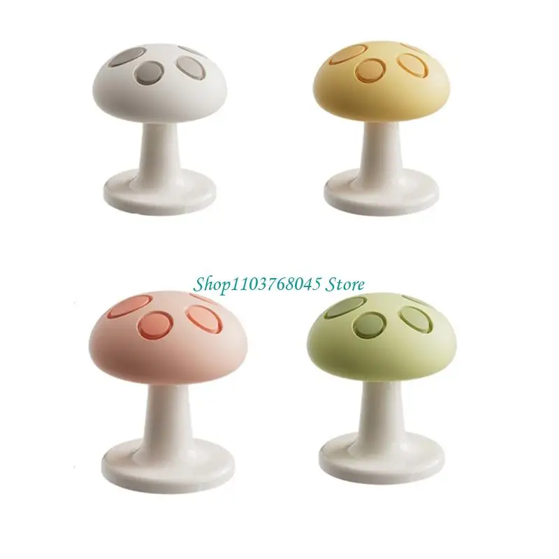 R53F Toilet Push Button For Standard Bathroom Simple Installation Sensitive Pressing Silicone Mushroom Toilet Flush Button